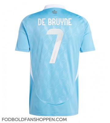 Belgien Kevin De Bruyne #7 Udebanetrøje EM 2024 Kortærmet